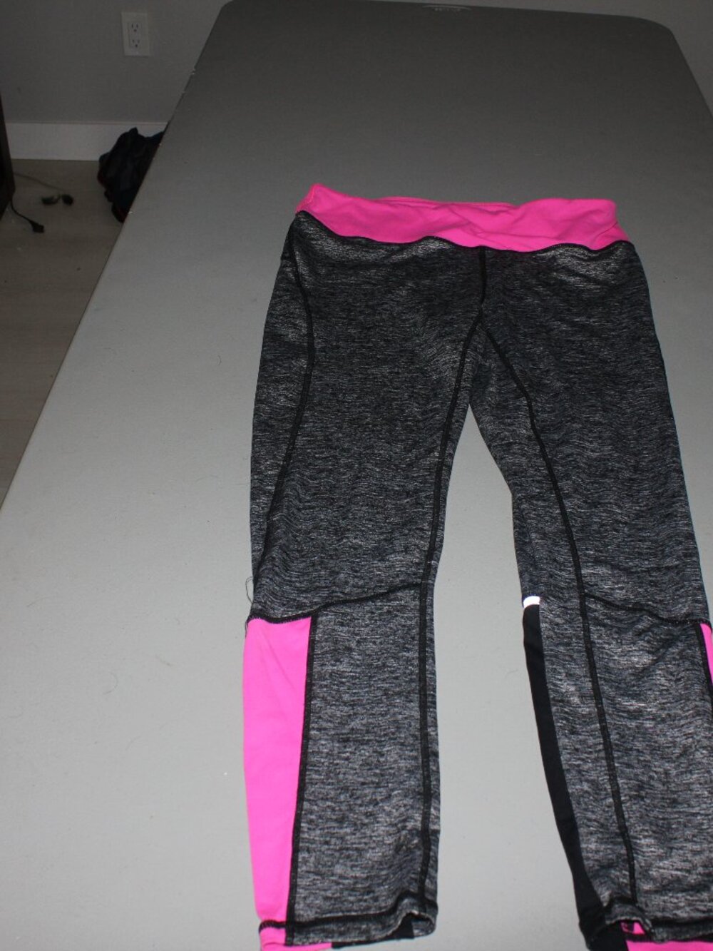 Grey Energy Running  Leggings Size Large